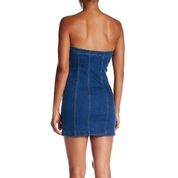 Denim Mini Dress - Picture 2 of 2